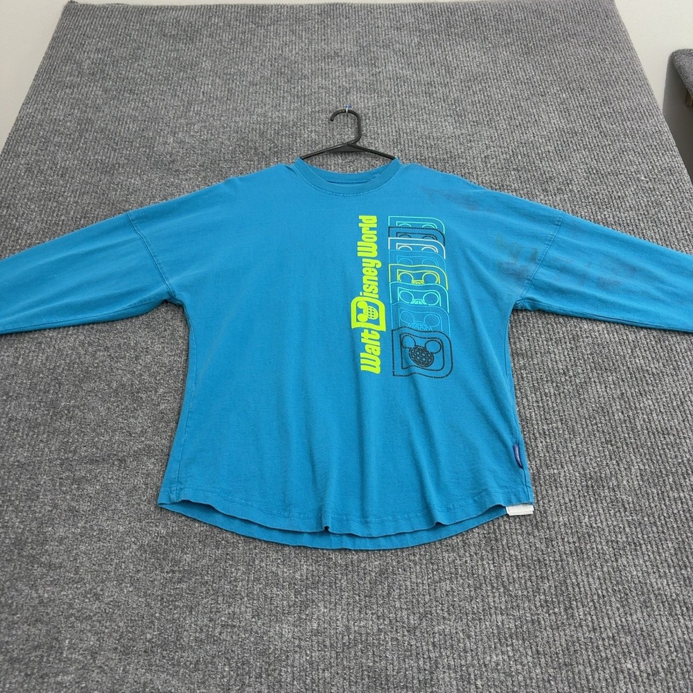 Walt Disney World Disney Spirit Jersey Unisex M Blue Cotton Graphic Style